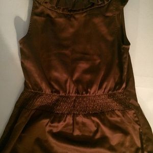 XS Bronze Brown Shirt, The Limited